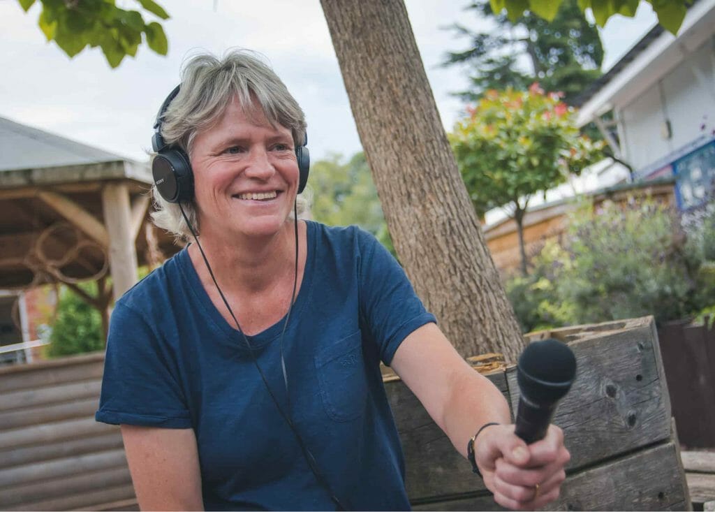 Julia Letts, freelance oral history producer and OHS trainer and Regional Adviser for West Midlands