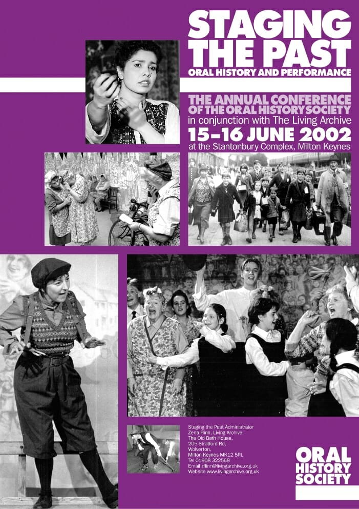 Poster for OHS Staging the Past conference 2002