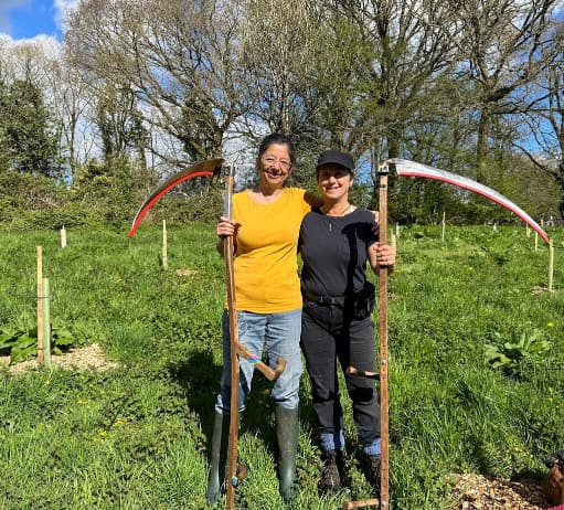 TTW volunteers at Longacre tree planting, 2019.