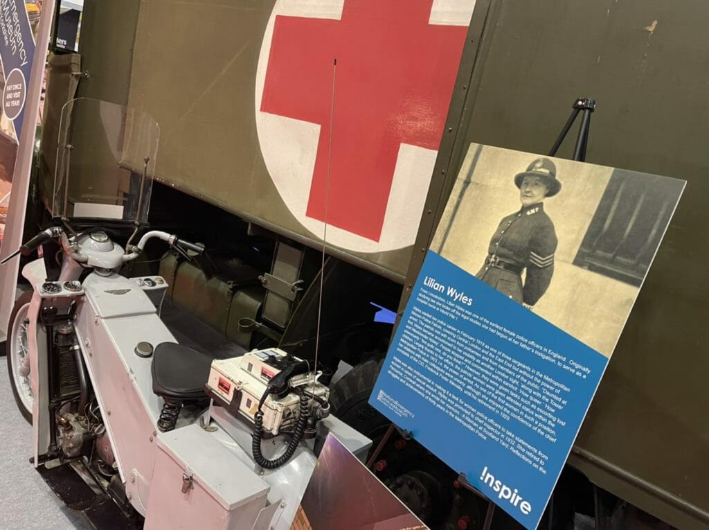 Display at National Emergency Services Museum, Sheffield