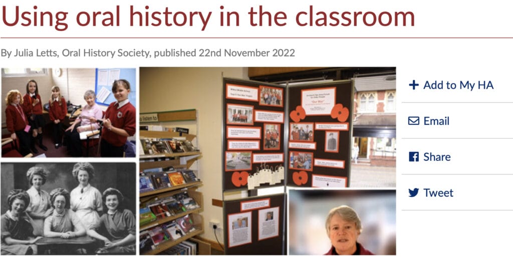 Using oh in the classroom screenshot