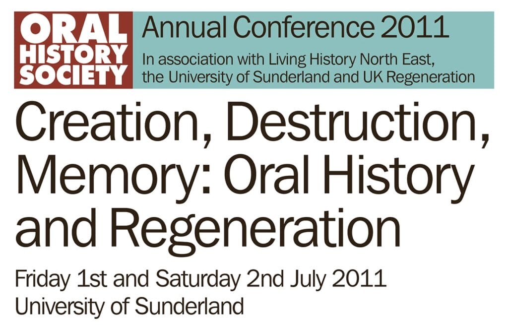 2011 Creation, Destruction, Memory