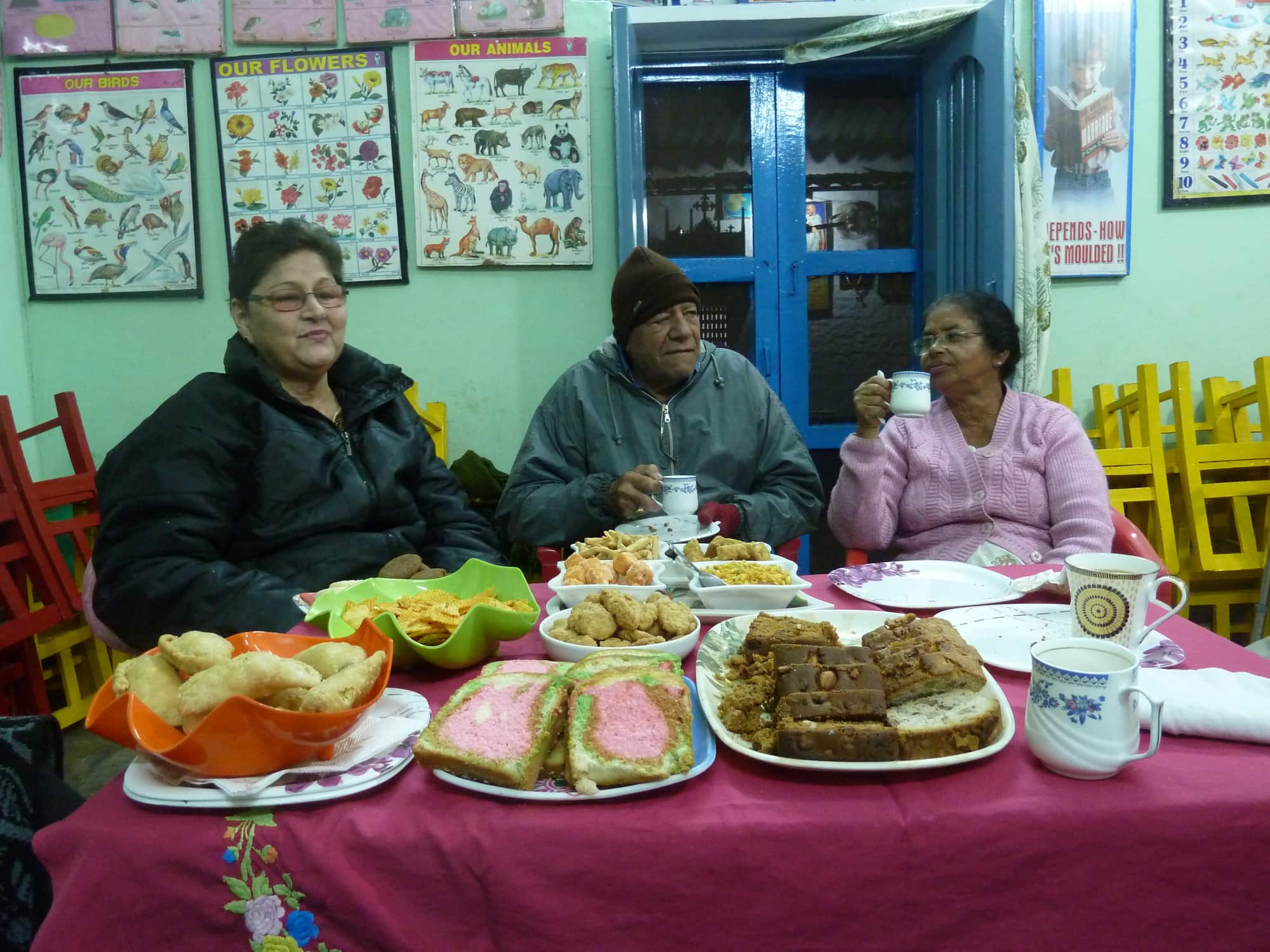Anglo-Indian tea party