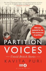Partition Voices by Kavita Puri book cover