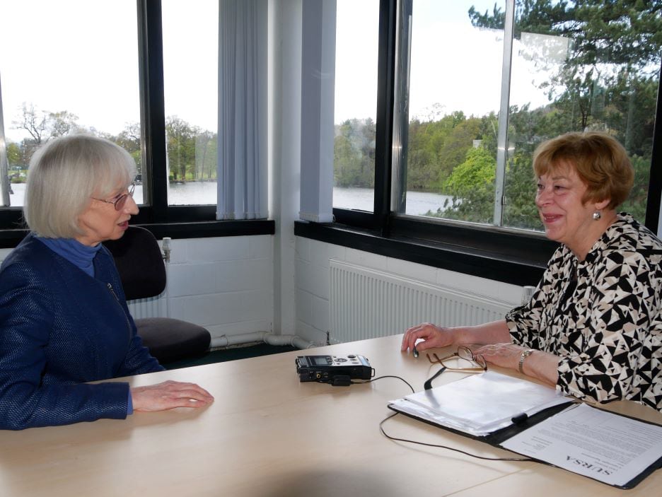 A typical interview in the university library