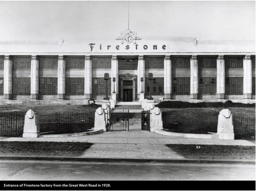 Firestone factory entrace 1928