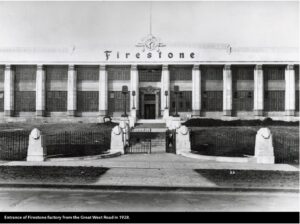 Firestone factory entrace 1928
