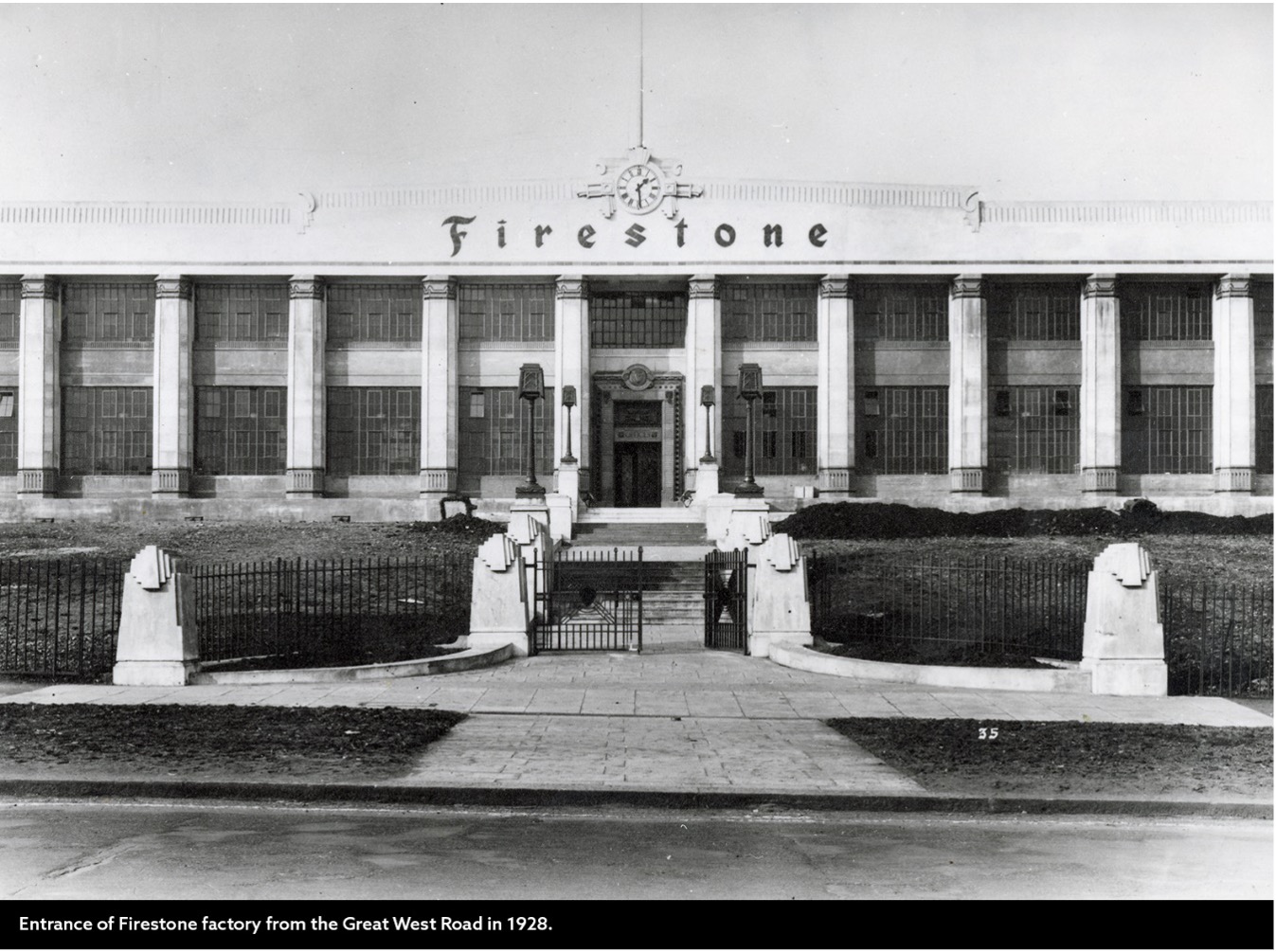 Firestone factory entrace 1928