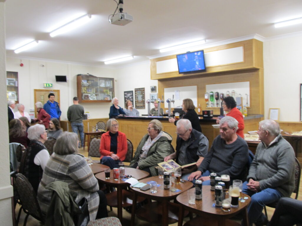 Last meeting of the Support Group at Onllwyn Miners’ Welfare, 16 March 2024. Photo: Robert Gildea