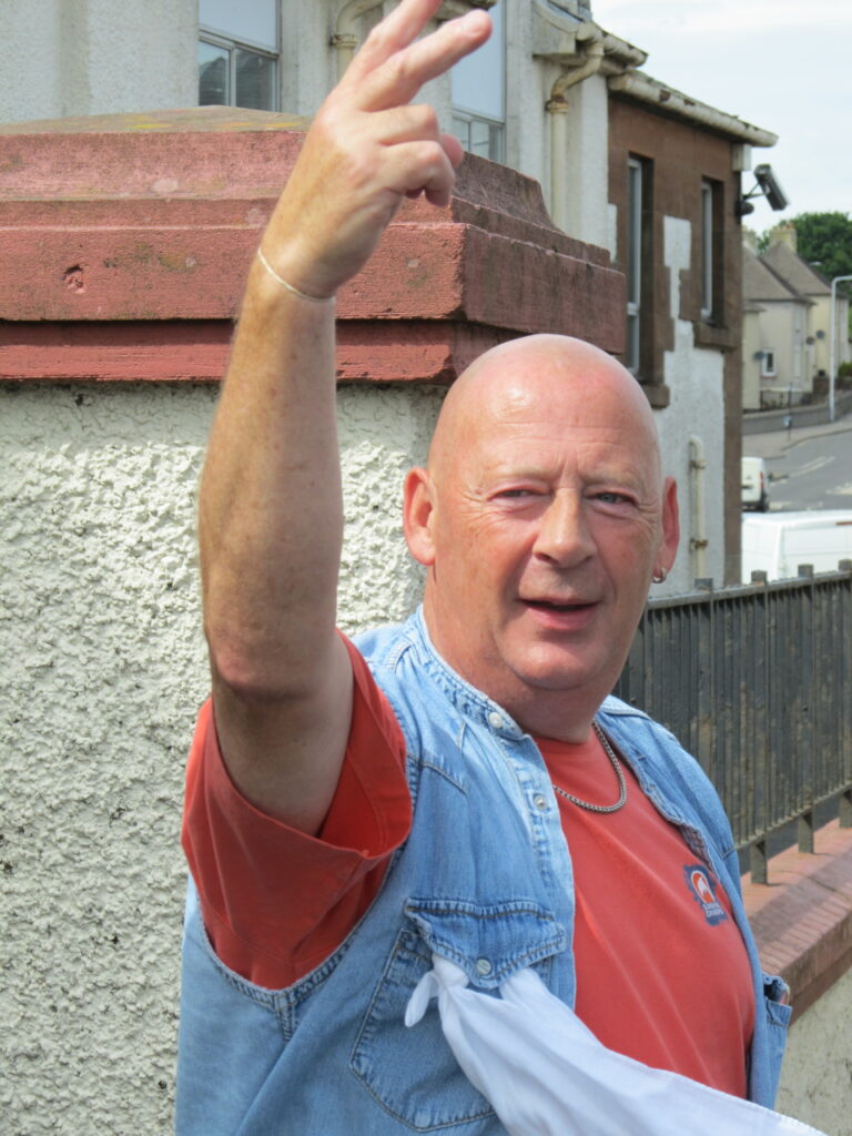 Watty Watson, the youngest of the Benarty Six and organiser of the fortieth anniversary March, 15 June 2024