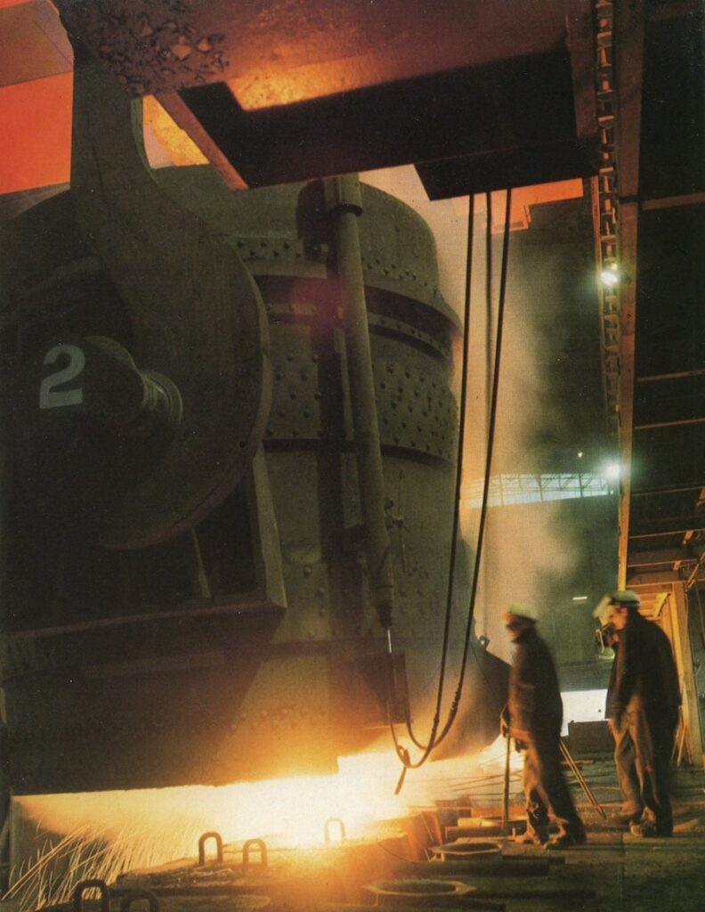 Port Talbot steelworks 1974