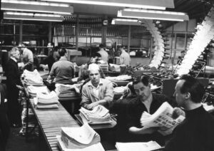 Sheffield Newspapers premises archive photo