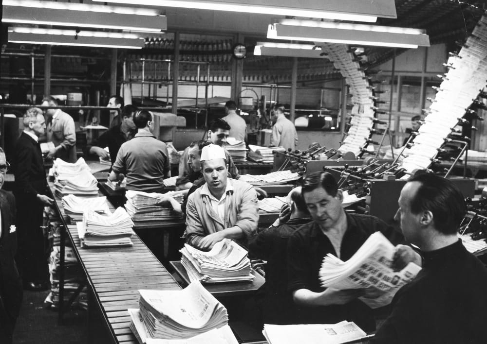 Sheffield Newspapers premises archive photo